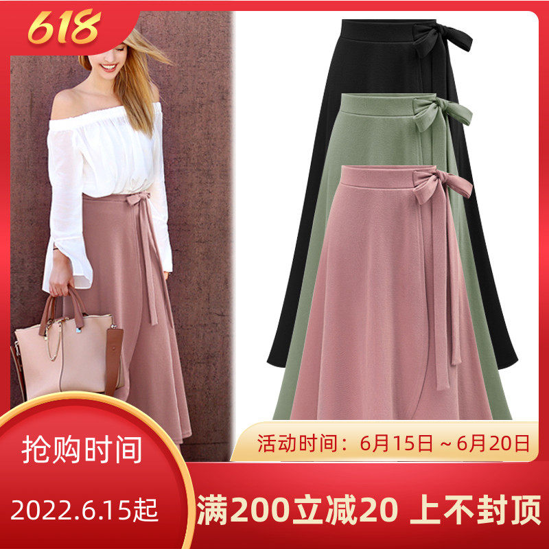 Snowspun half-body dress Women in summer large size women's dress 200 catty and sister lotus leaf side midlength version a piece of a word dress