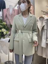 F THREE autumn 2021 New strap suit Korean version of thin loose temperament jacket small woman tide girl 1818