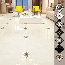 Floor tiles for bathroom bedroom decoration living room self-adhesive wall decals wear-resistant stickers waterproof tiles corner stickers