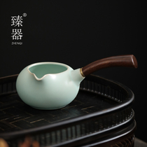 Zhener Ru kiln fair cup ceramic large number male cup tea machine tea sea single Ru porcelain tea set accessories tea tea sub-tea cup