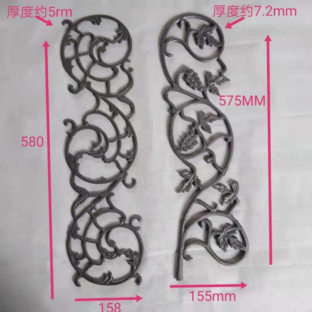 Iron grape flower iron horse steel flower cast iron flower iron pattern flower plate window guard accessories guardrail decorative iron flower