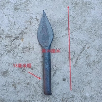 Iron welding accessories courtyard gate fence guardrail pointed fence round steel gun tip wrought iron decoration