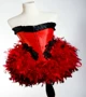Mới màu đỏ retro corset corset thép cơ thể định hình vest thép băng eo thắt lưng tòa corset - Corset quần lót nam