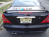 Suitable for carbon fiber Mercedes-Benz 97-03 R170 SLK230 SLK320 SLK32 L modified tail wing