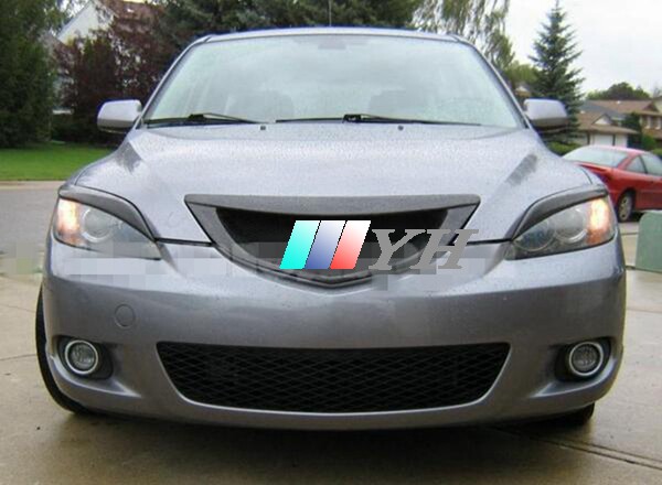 Suitable for carbon fiber Mazda2004-2009 years M3 Two-compartment car retrofit light eyebrow