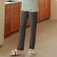 Одиночные брюки [глубокий цветочный серый]