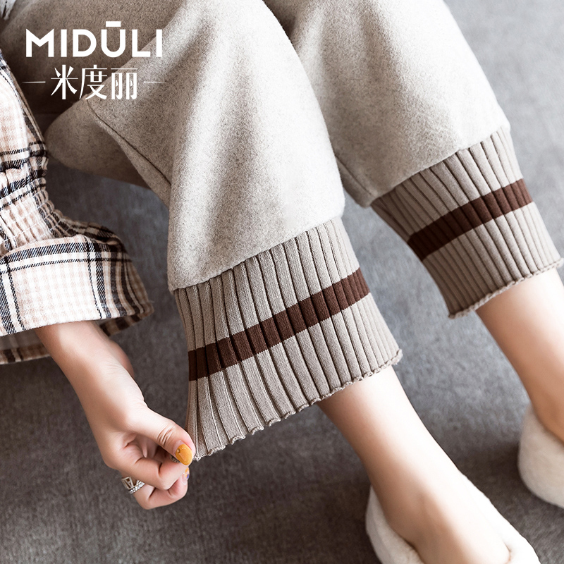 Pregnant Woman Pants Outside of Pregnant Woman Dress Autumn Winter Plus Suede Thickened Gross Underpants Spring Autumn Style Long Pants Fashion Long Pants Winter Clothing