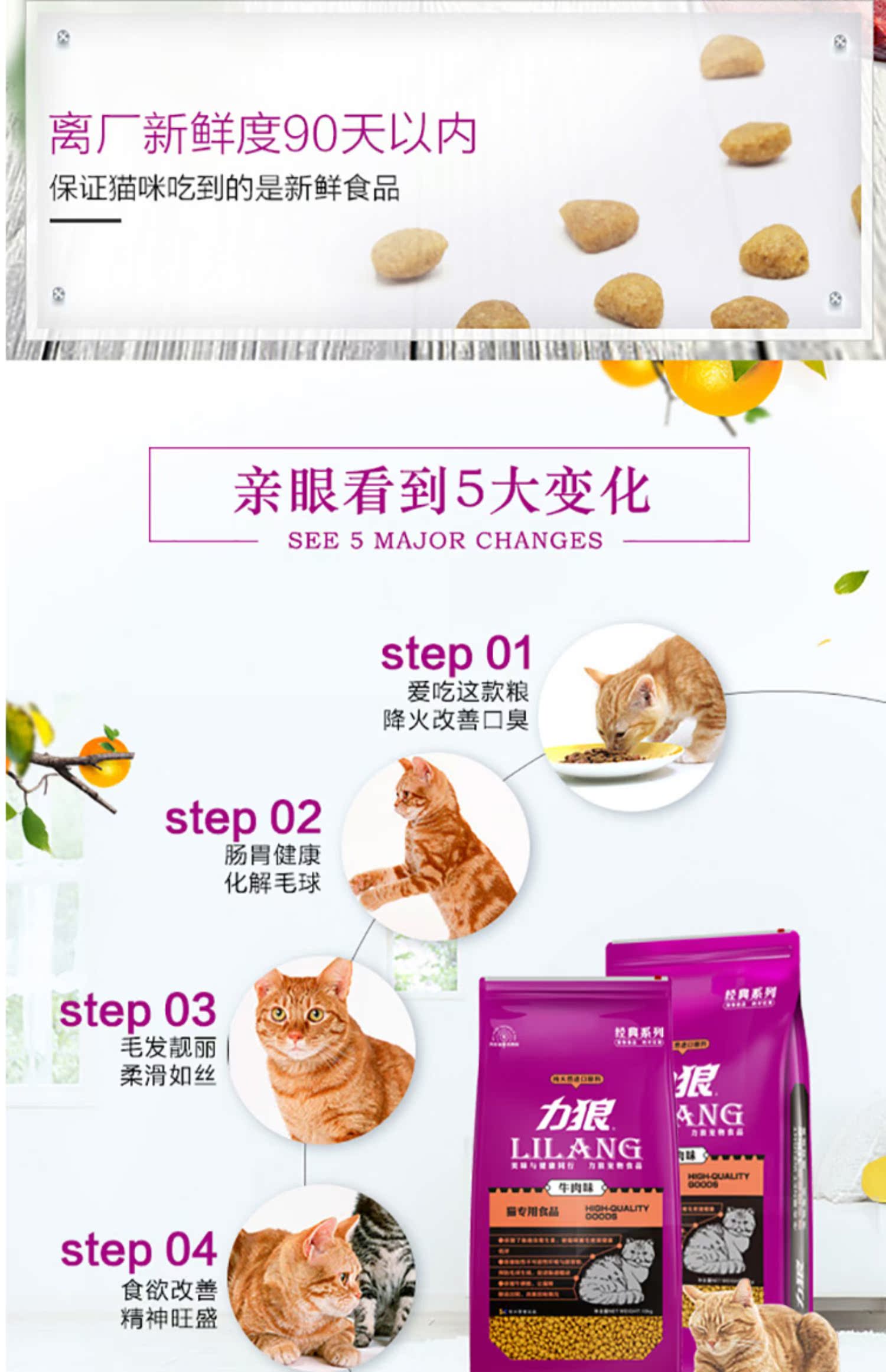 狼 狼 猫粮 牛肉 味 成 K 10Kg 毛 球 除 便 臭 亮 20 - Cat Staples thức ăn thú cưng