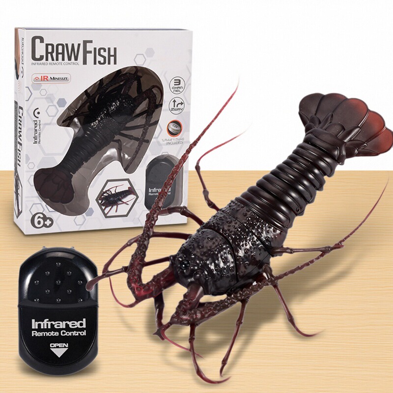 Remote Control Lobster, Realistic Crab Toy, Crawling Spider, Electric Cockroach, Scorpion, Children's Mantis Prank Toy for Boys
