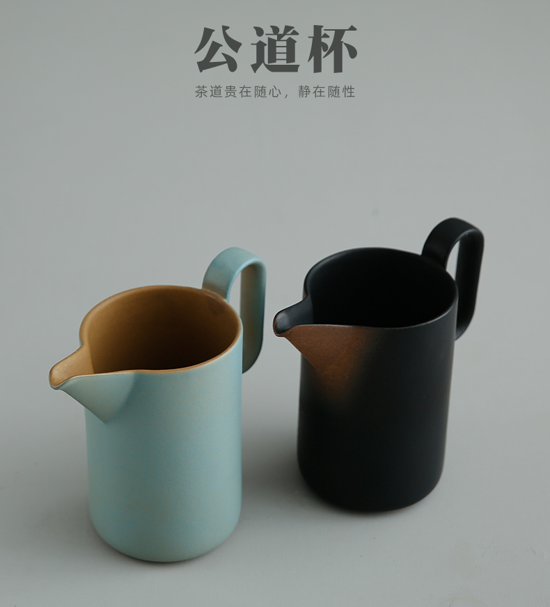 Bo yiu-chee Japanese coarse pottery contracted kung fu tea set of household ceramic teapot teacup bamboo dry mercifully consolidation