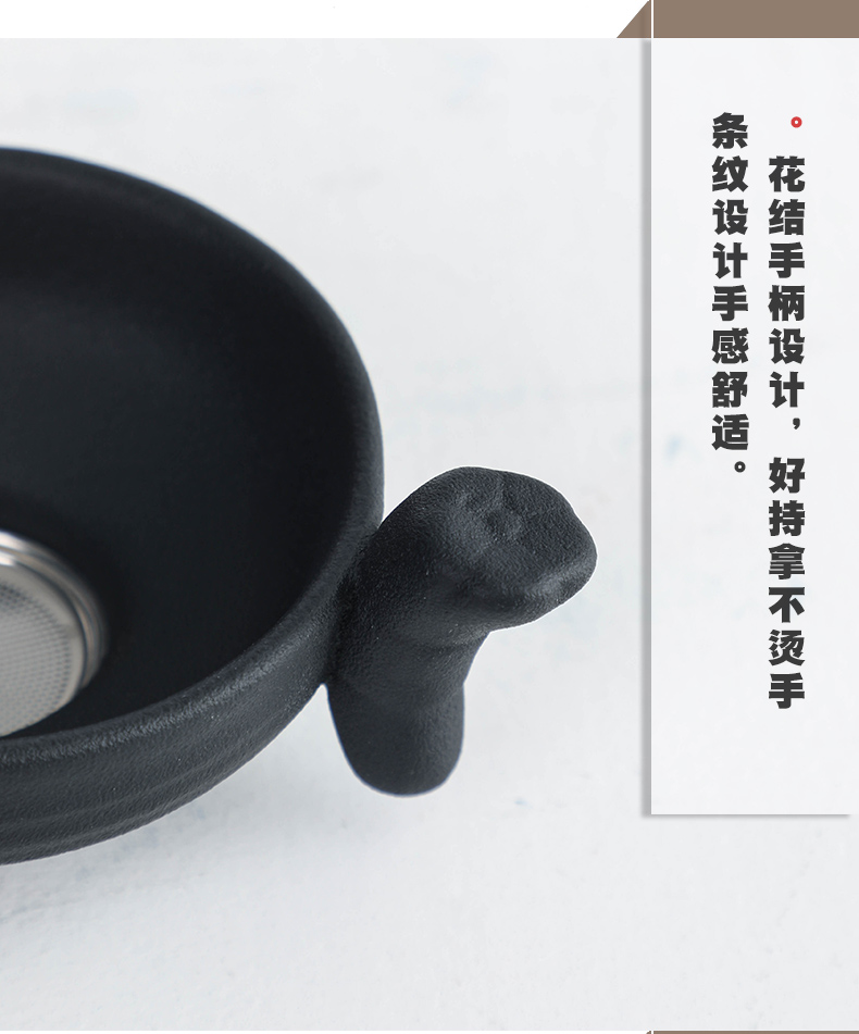 Bo yiu-chee retro coarse pottery kung fu tea set contracted household ceramics hand grasp the teapot tea set gift boxes