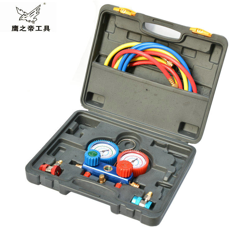 Eagle Emperor 134A plastic box carton refrigerant gauge set refrigerant watch automotive air conditioning pressure gauge refrigeration maintenance