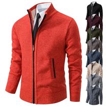 2024 New fashion mens knitted sweater cardigan Joker comfor