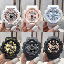 Unicorn watch female student ins style Electric watch trend junior high school children's waterproof luminous sports watch