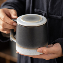 Separated ceramic filter tea cup with lid cup lid Universal office tea cup with a home water cup