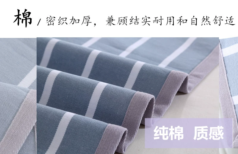 Các đôi kéo dài 100% cotton denim bông khăn 1.21.51.8 mét mới gối dài mặc rửa khăn - Khăn gối