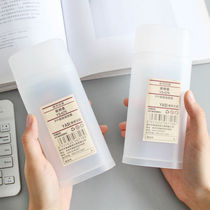 Day Department No print frosted pen holder desk desktop containing box desk stationery transparent containing cylinder pencil case lead pencil case