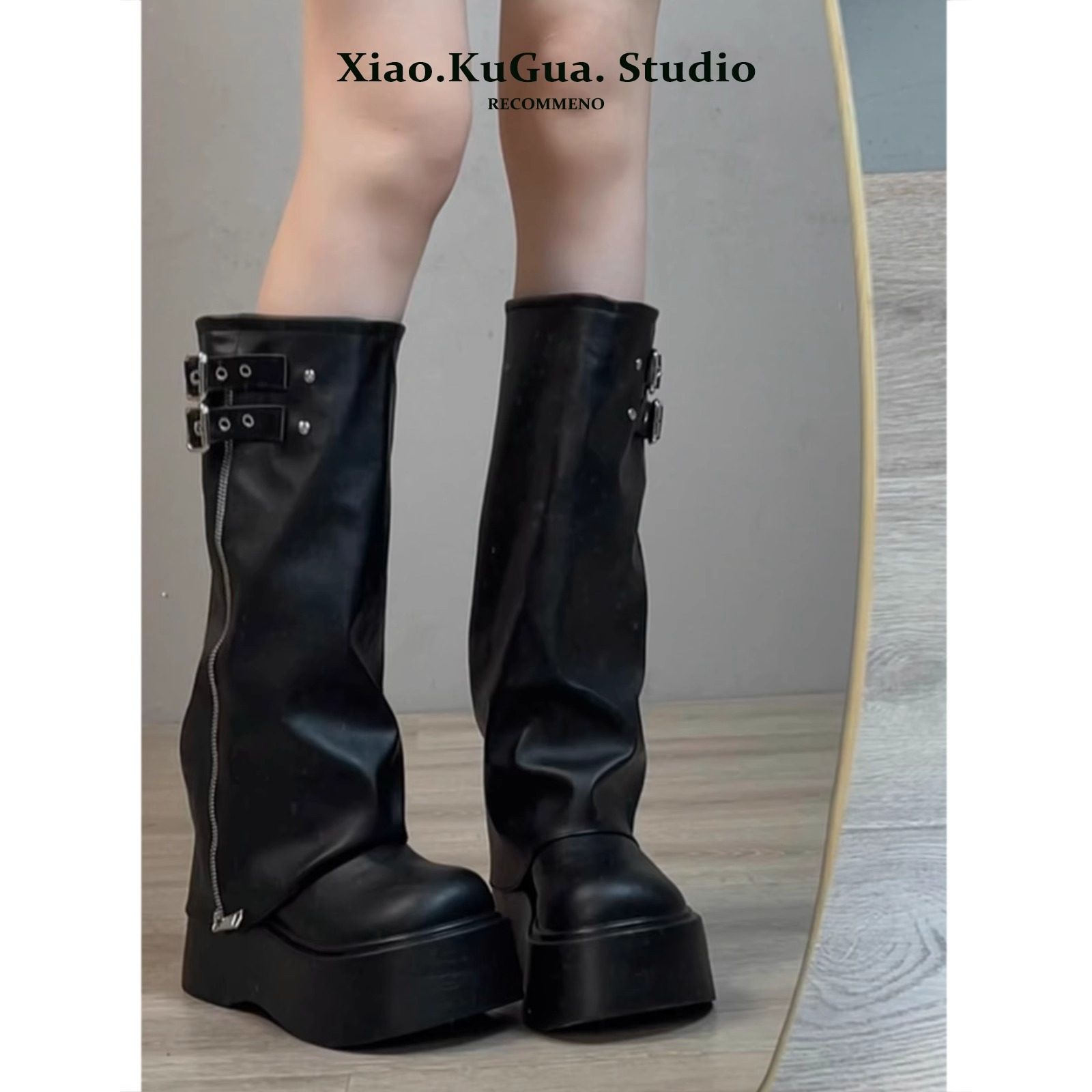 Women's Over-The-Knee Boots 2025 New Summer Thick-Soled Height-Increasing Long Boots Sweet Cool Style Spicy Girl High Tube Riding Boots