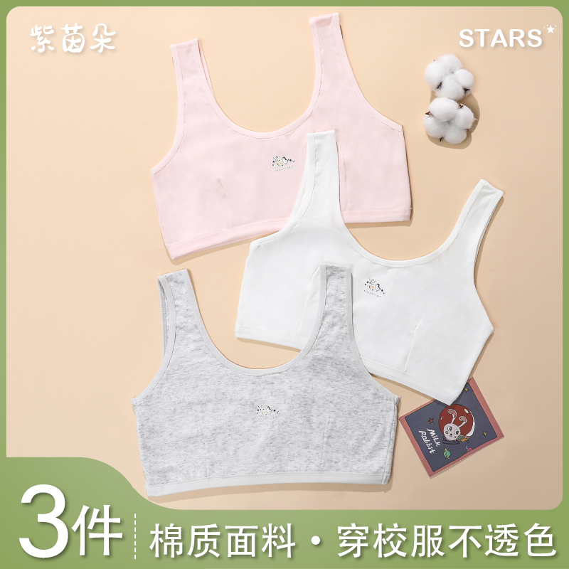 Girls underwear, cotton, middle school students, hair, youth, junior high school students, little girls, vests, big boys, girls bra
