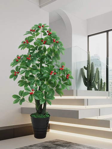 Бионическое зеленое растение в горшках гостиная комната