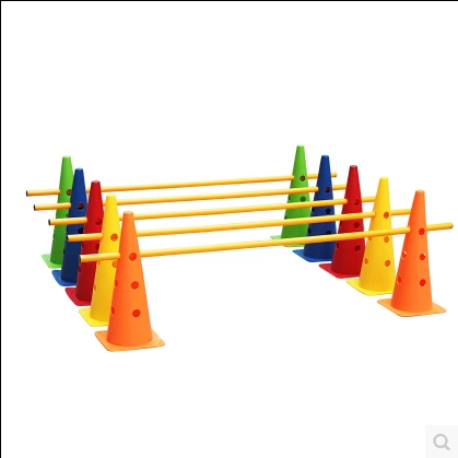 48cm hole logo bucket football training equipment basketball logo bucket ice cream cone obstacle training cone