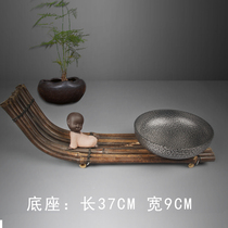 Creative personality desktop living room Zen crafts Bamboo rows Bamboo rafts Bamboo products Storage ornaments Home decorations