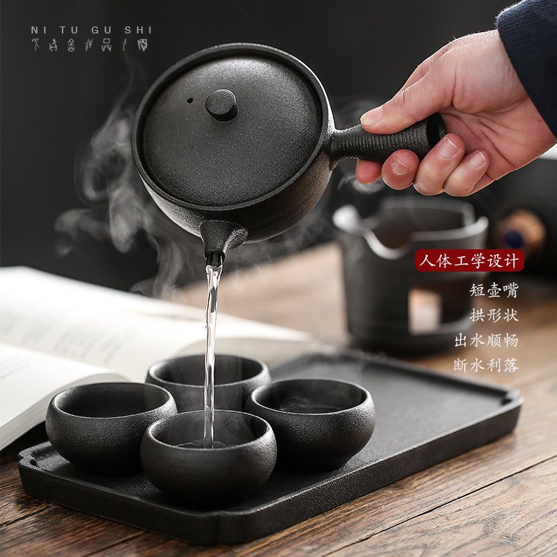 Earth story Japanese tea tray temperature ceramic tea sets tea tea set gift boxes kung fu tea sets dry terms plate