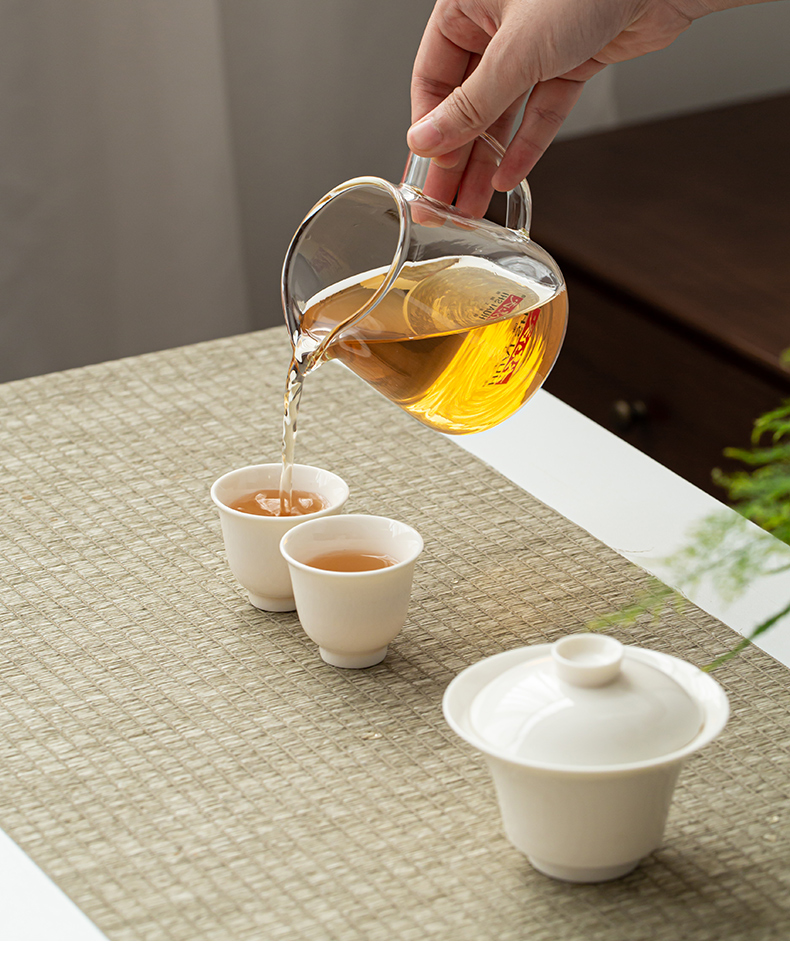 White porcelain slip through all porcelain tea mercifully tea an artifact) exchanger with the ceramics filter creative tea tea tea set filter accessories