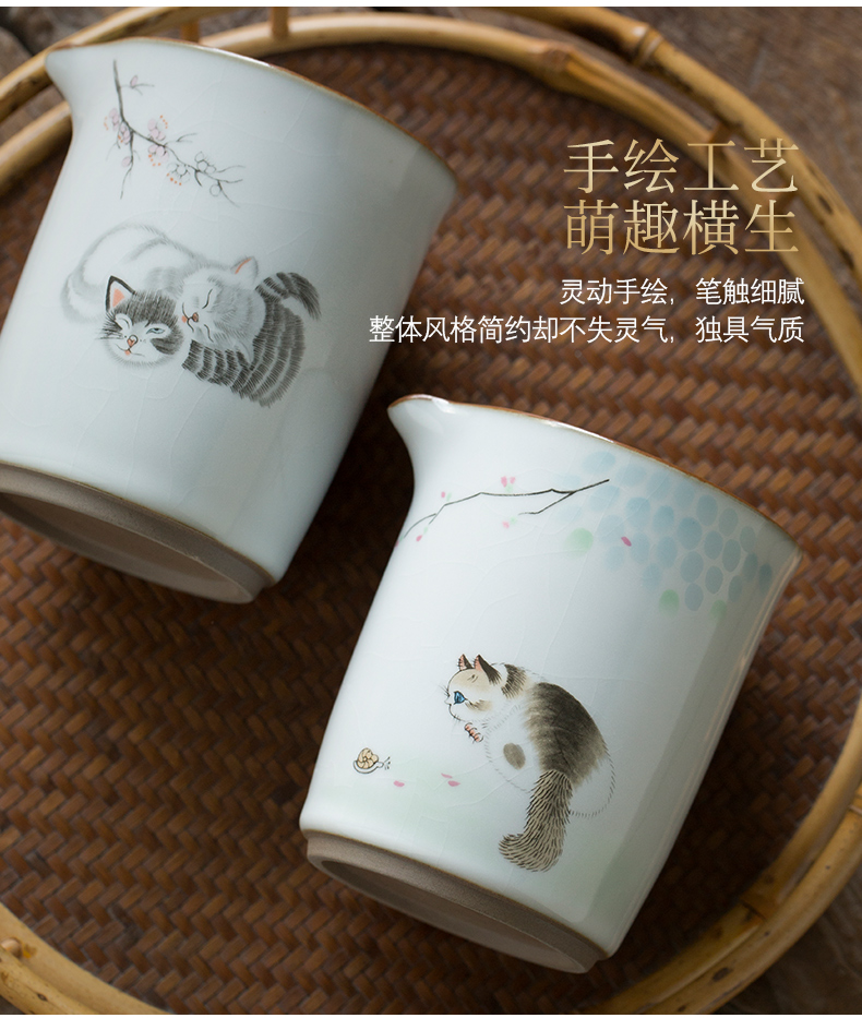 Jingdezhen Japanese your up kung fu tea pot set a small set of contracted and I home sitting room of a complete set of office