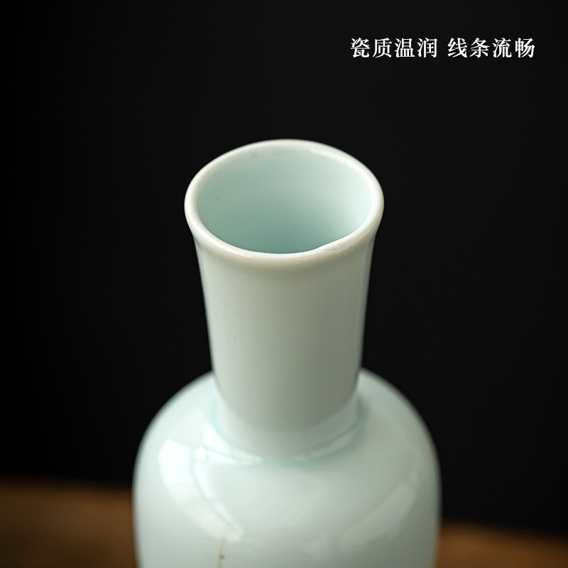 Earth story longquan celadon all manual hand - made flowers in hand flower implement creative ceramic vase act the role ofing is tasted furnishing articles