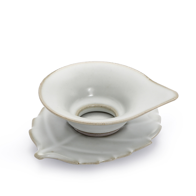 Jingdezhen tea white your up undressed ore on the filter) with base kung fu tea set move pure manual accessories