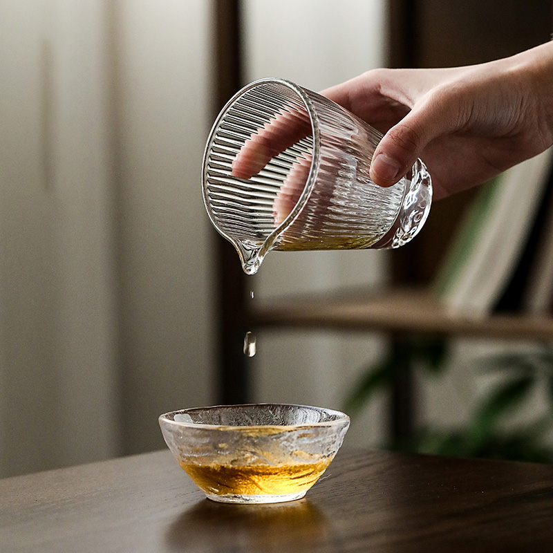 The soil more fair story Pyrex glass of high temperature resistant glass points and a cup of tea ware has large imitation porcelain handle