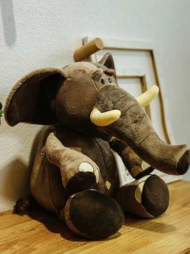 Кролик, плюшевая игрушка, тряпичная кукла, лев, жираф, слон, подарок на день рождения