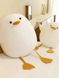 Белая подушка, мягкий милый диван для спальни, плюшевая милая игрушка, утка