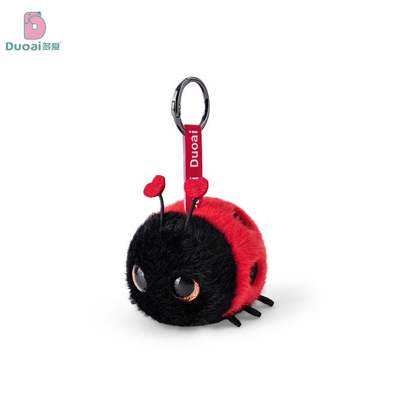 Cute Ladybug Plush Toy Keychain Bag Pendant Doll Adorable Animal Backpack Decoration Mosquito Insect Male Cute Ladybug Plush Toy Keychain Bag Pendant Doll Adorable Animal Backpack Decoration Mosquito Insect Male