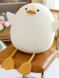 Белая подушка, мягкий милый диван для спальни, плюшевая милая игрушка, утка