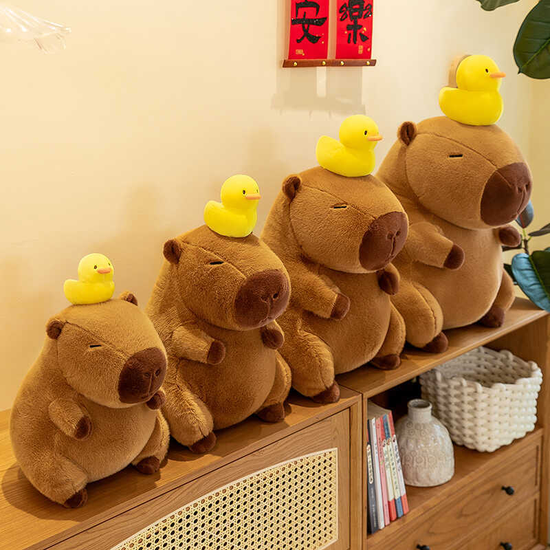 Internet-Famous New Duck Capybara Plush Toy, Cute Capybara Stuffed Animal, Home Decoration
