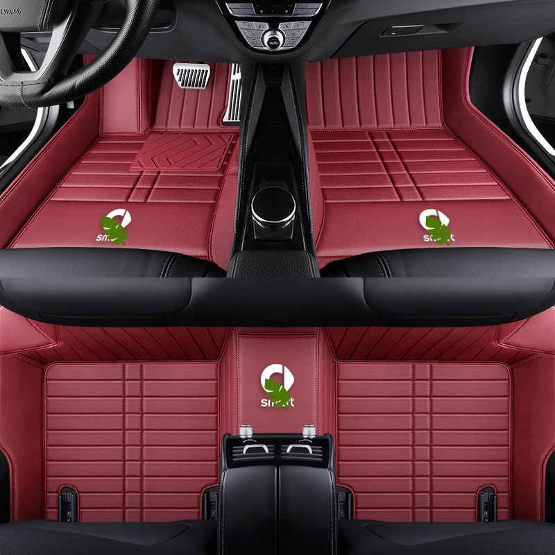 Mercedes-Benz Smart Electric Car Model 1, 3, 5, 1 22.55kg Seats 453 Special Full Surround Floor Mats Tpe