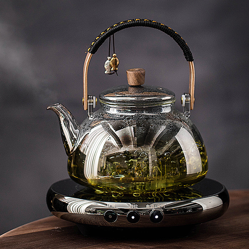 2025 New Model Tea Maker Glass Kettle Steaming Teapot Electric Ceramic Stove Household Small Health-Preserving Flower Tea Brewing Stove 2025 New Model Tea Maker Glass Kettle Steaming Teapot Electric Ceramic Stove Household Small Health-Preserving Flower Tea Brewing Stove