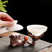 Creatively built purple tea pets and pendulum sperm can provide tea leaks teapot capsule tea table small accessories