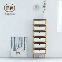 Orange house original combination bucket cabinet Simple storage cabinet Bedroom locker Creative five bucket cabinet Living room TV cabinet