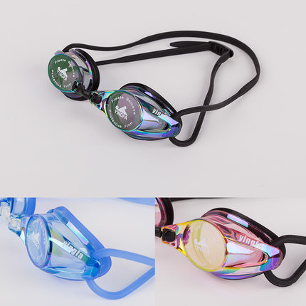 Yingfa Y 185 AF V silicone anti-fog waterproof swimming goggles colorful chrome competition small frame swimming goggles