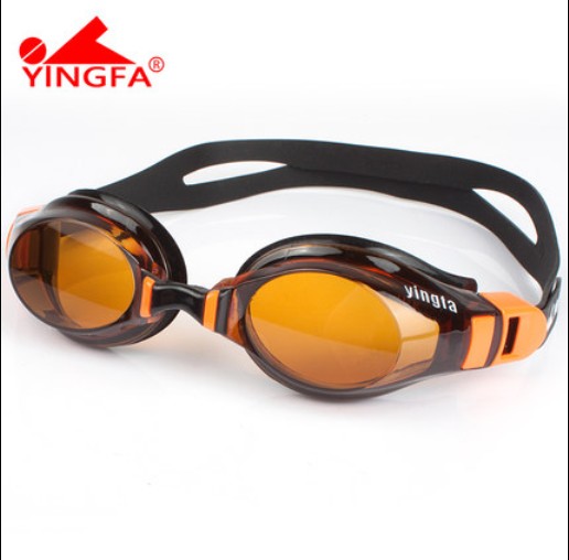 British Hair Bathing Mirror Y 680 AF Waterproof Anti-fog Large Spectacle Frame Play Water Swimming with eye mirror Swimming mirror HD Anti-fog