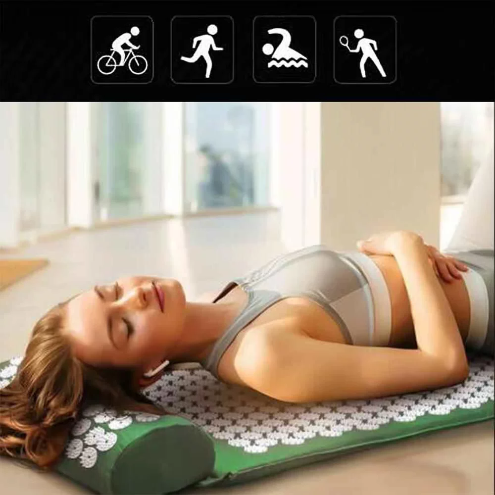 [new Massager Cushion Yoga Mat Men Women Acupressure Relieve]