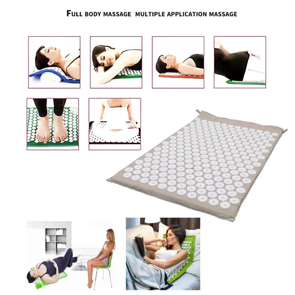 [new Massager Cushion Yoga Mat Men Women Acupressure Relieve]