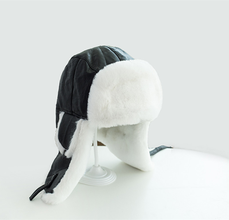 Fuchspelz Winter Lei Feng für Männer und Frauen, nordöstlicher kalter Gehörschutz im Freien aus Kunstleder, warmer Baumwollhut,_voghion.com