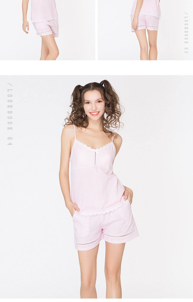 Pyjama pour femme en Coton à sling - Ref 2992853 Image 11