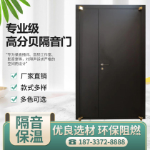  Engineering steel soundproof door Recording studio Home theater ktv bedroom silent door Live broadcast room sound room Theater tunnel
