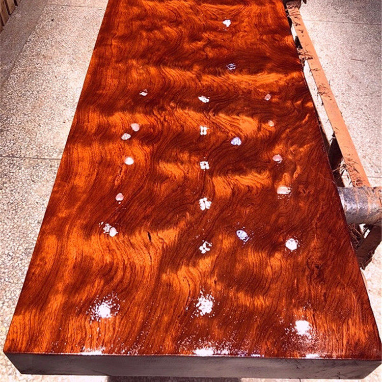Bahua solid wood slab natural log desk conference table tea table dining table desk spot 221*57*11