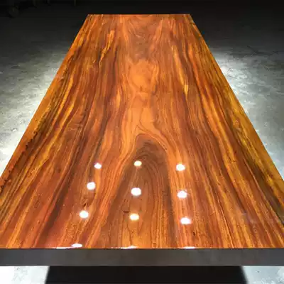 Size: 301*112 * Okan solid wood board log desk conference table tea table table desk stock